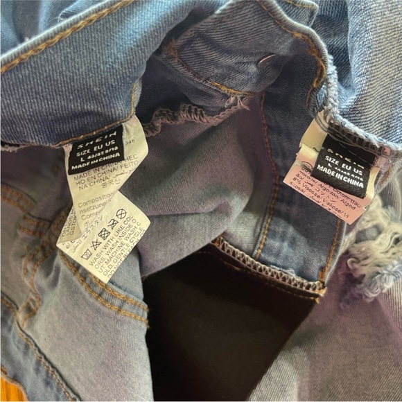 SHEIN maternity women’s jeans‎ size large - 2 pair - Picture 4 of 4